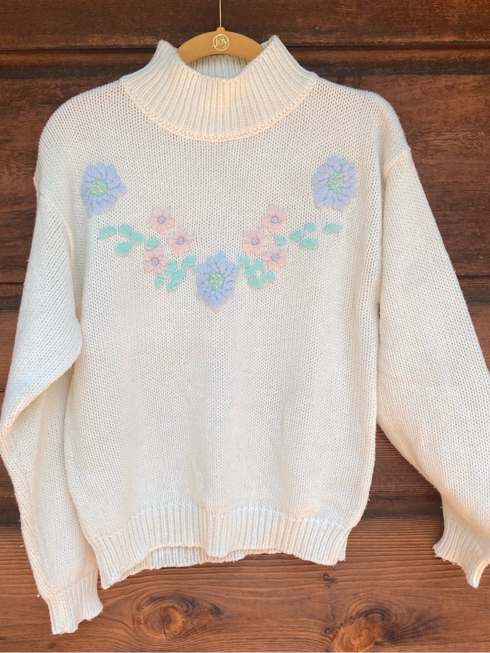 Vintage Grandmacore Acrylic Sweater